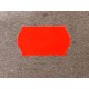 Etiket 22x12 golfrand fluor rood afneembaar Etiket 22x12 golfrand fluor rood afneembaar